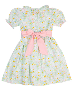 Floral Bouquet Smocked Jenny Dress