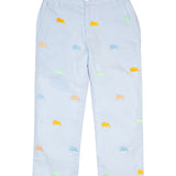 Colorful Bunnies Embroidered Pants