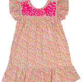 Pink Floral Fiesta Dress