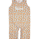 Pumpkin Spice Print Blue Longall