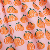 Pumpkin Spice Print Pink Bubble