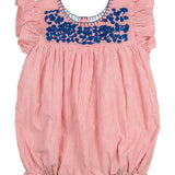 Navy Blue Floral Fiesta Bubble