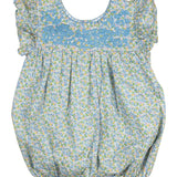 Sky Blue Floral Fiesta Bubble