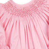 Pink Honeycomb Smocked Dress