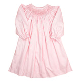 Pink Honeycomb Smocked Dress