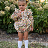 Pink Smocked William Morris Inspired Butterfly Bubble