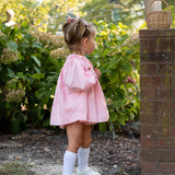 Pink Honeycomb Smocked Bloomer Set