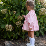Pink Honeycomb Smocked Bloomer Set