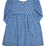 Indigo Garden Block Print Dress