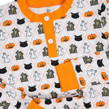 Vintage Halloween Knit Pajama Set