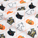 Vintage Halloween Print Knit Bubble
