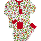 You're A Mean One Knit Pajama Set