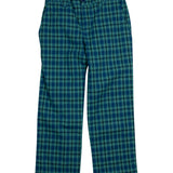 Navy Tartan Plaid Pants