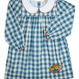 Golden Harvest Applique Dress