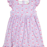 Lavender Mouse Ears Knit Dress