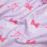 Lavender Mouse Ears Knit Pajama Set
