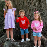Lavender Mouse Ears Knit Dress