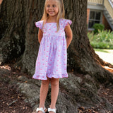 Lavender Mouse Ears Knit Dress
