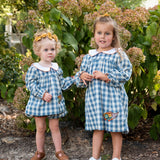 Golden Harvest Applique Dress