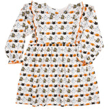 Vintage Halloween Print Knit Dress
