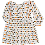 Vintage Halloween Print Knit Dress