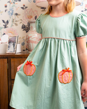 Pumpkin Pocket Knit Dress