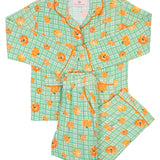 Watercolor Pumpkins Button Down Pajama Set- FINAL SALE