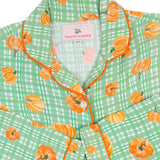 Watercolor Pumpkins Button Down Pajama Set- FINAL SALE