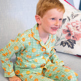 Watercolor Pumpkins Button Down Pajama Set- FINAL SALE