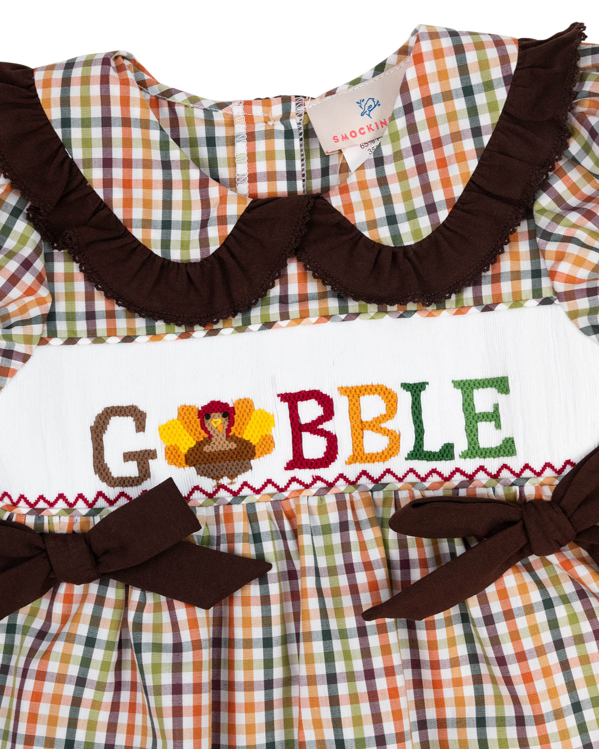 Gobble Gobble Smocked Dress