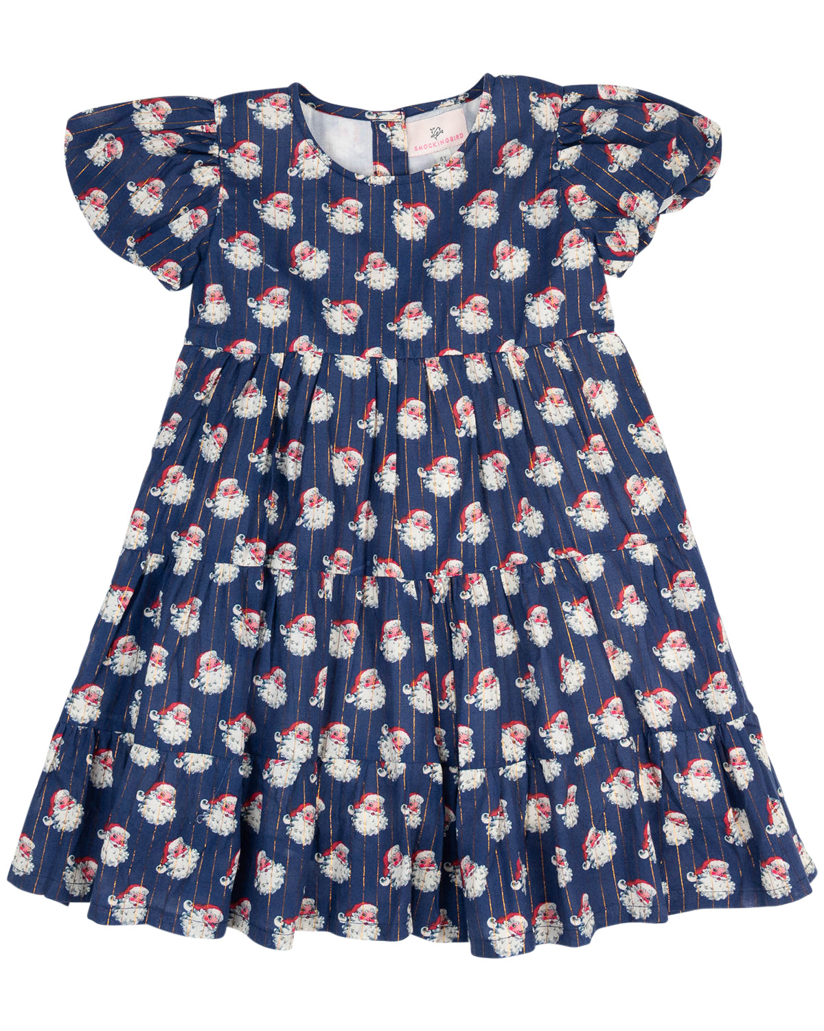 Vintage Santa Navy Twirl Dress