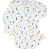 Dancing Skeleton Button Down Pajamas-FINAL SALE