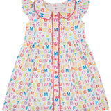 ABC Flutter Sleeve Dress