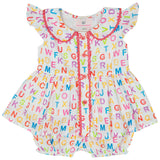 ABC Flutter Sleeve Bloomer Set
