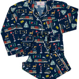 Polar Express Button Down Pajama Set