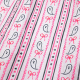 Ghost Stripe with Silver Lurex Dress