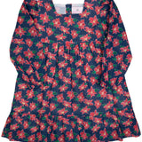 Poinsettia With Gold Lurex Dress