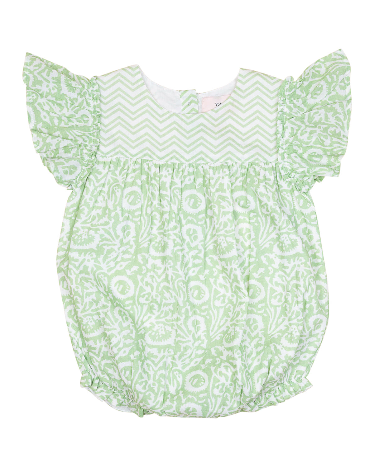 Green Angel Sleeve Tilda Bubble