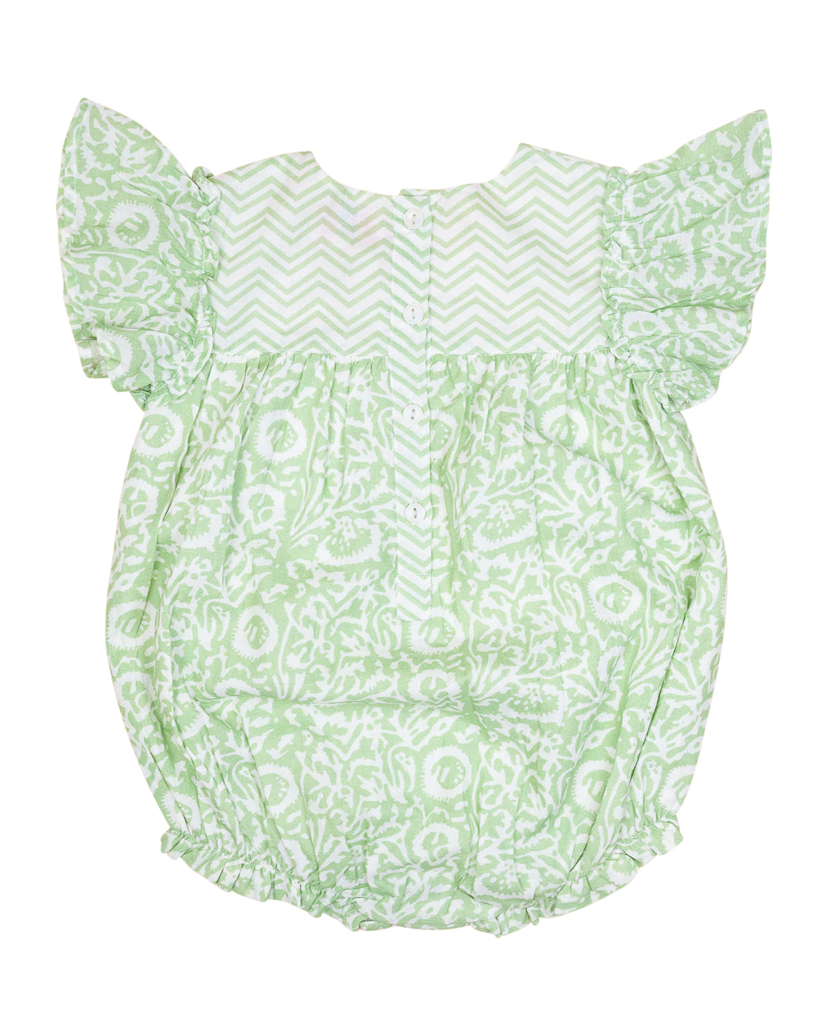 Green Angel Sleeve Tilda Bubble