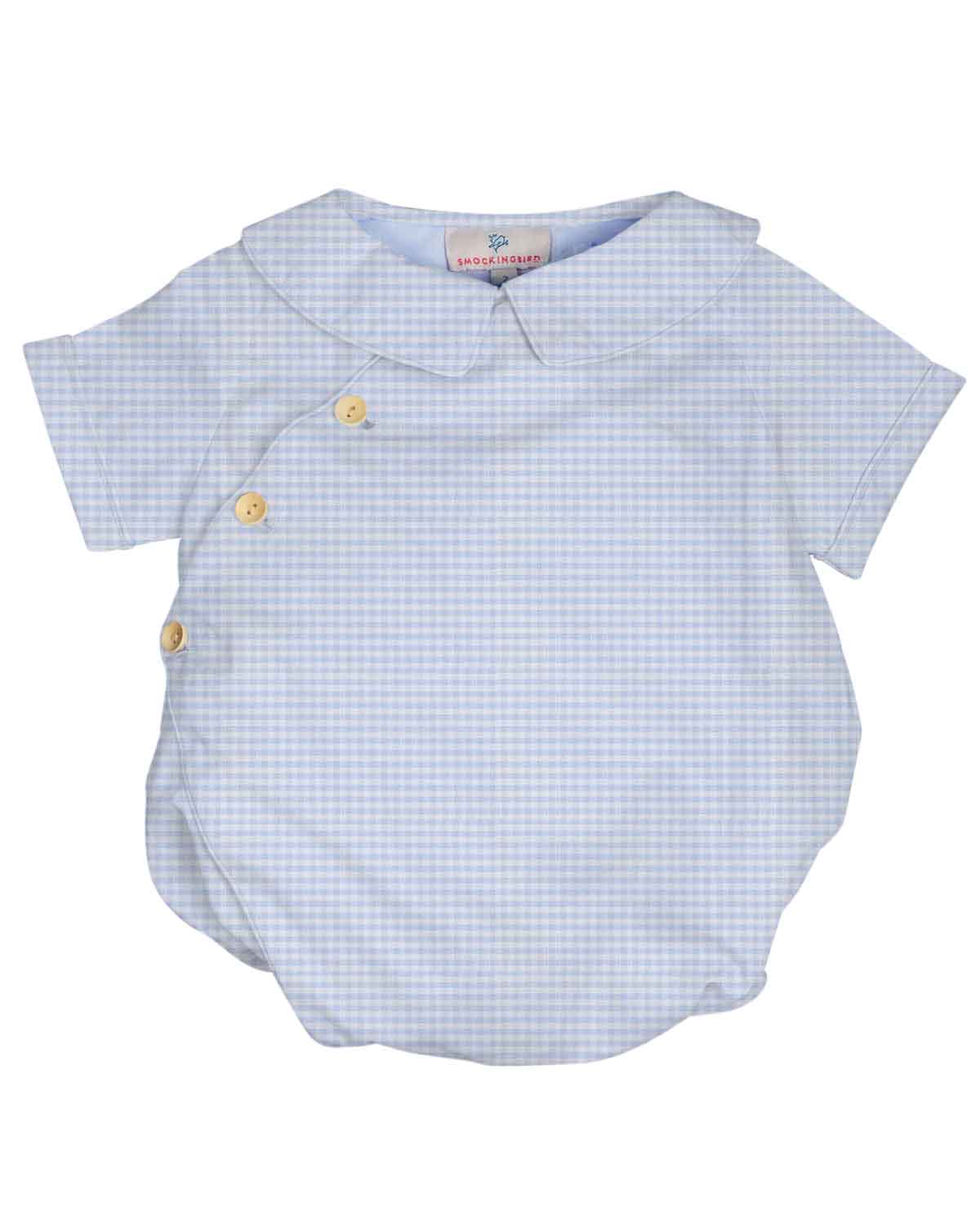 Blue Gingham Wesley Bubble