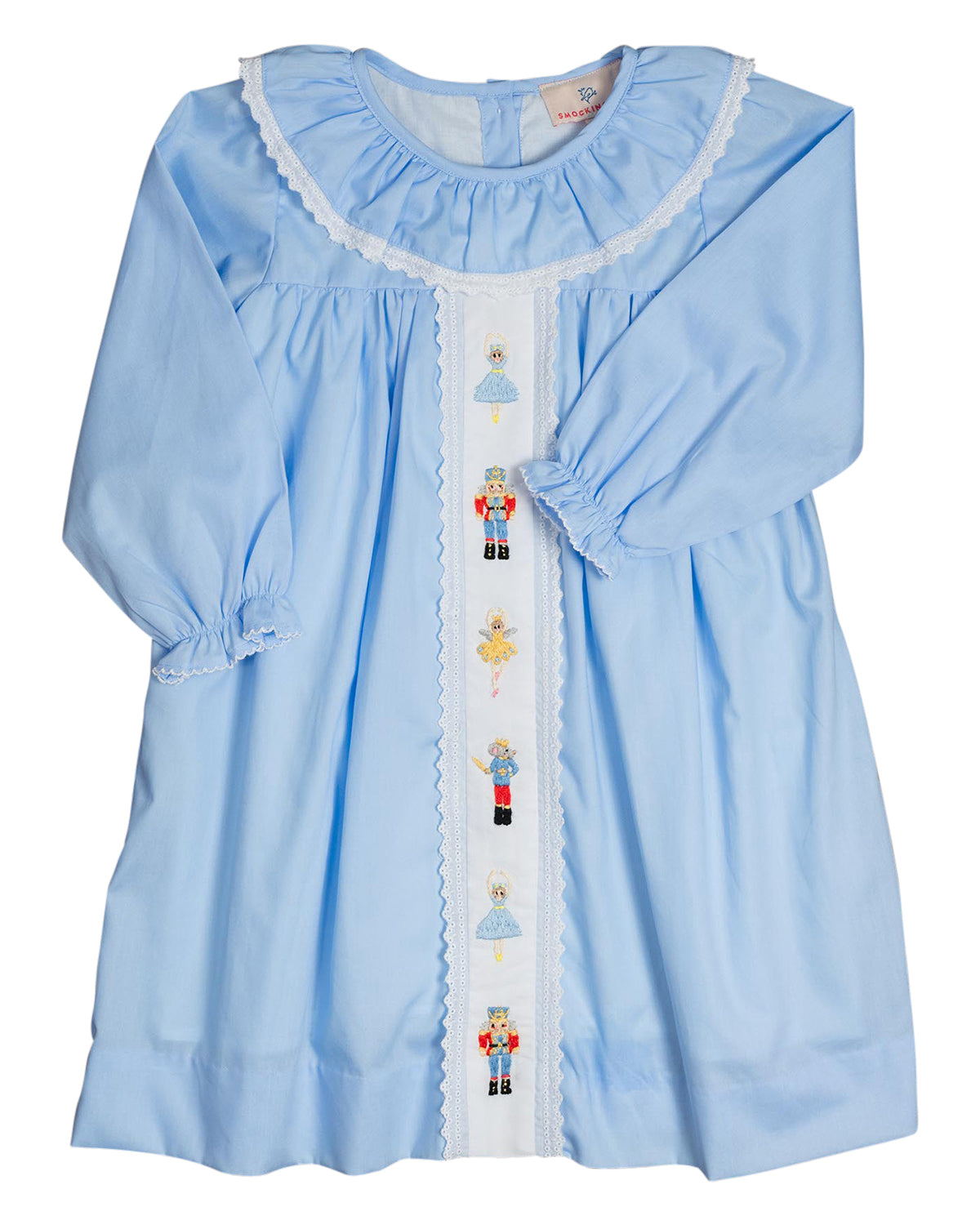 Hand Embroidered Blue Nutcracker Ballet Dress