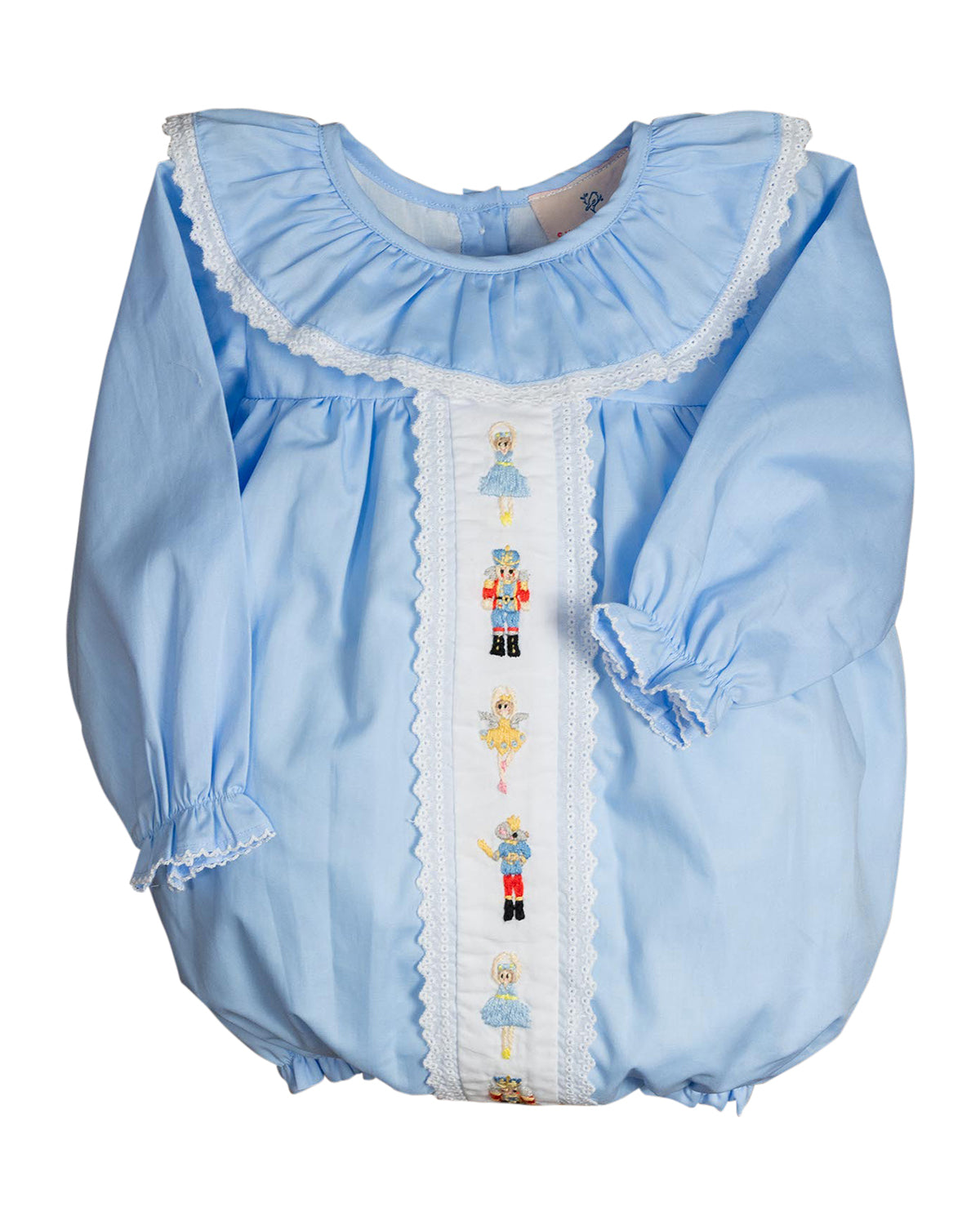Hand Embroidered Blue Nutcracker Ballet Bubble