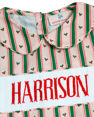 Vintage Holly Custom Name Smocked Shorts Set