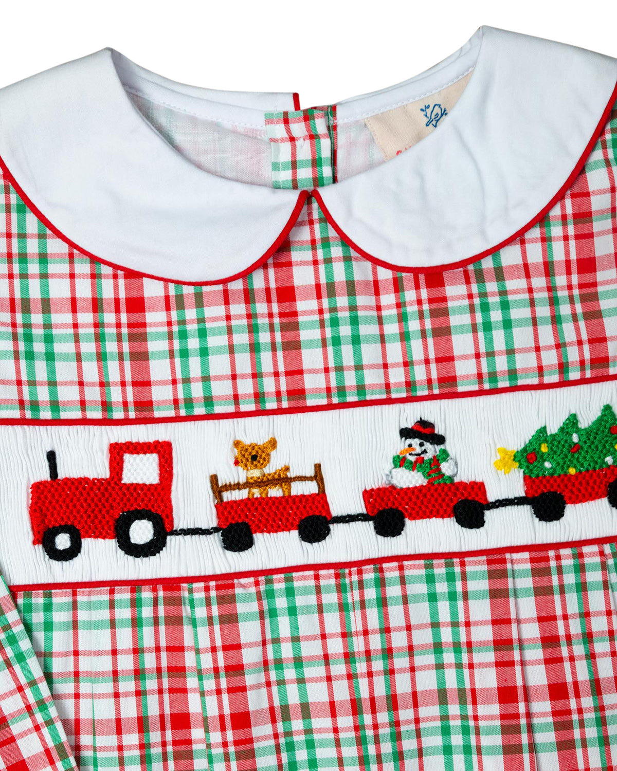 Holiday Train Smocked Longall