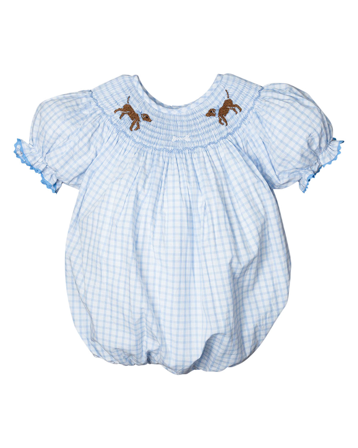 Lab Smocked Girls Bishop Bubble