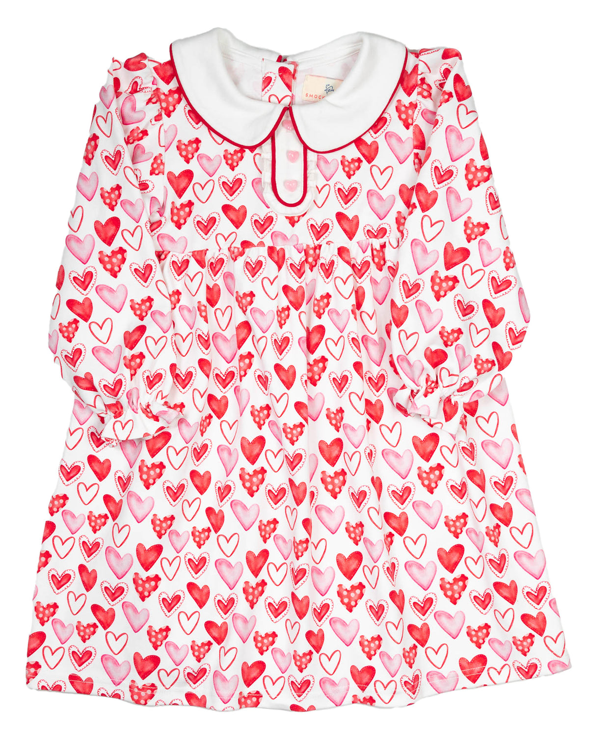 Whimsical Hearts Knit Dress