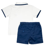 Navy Tennis Shorts Set