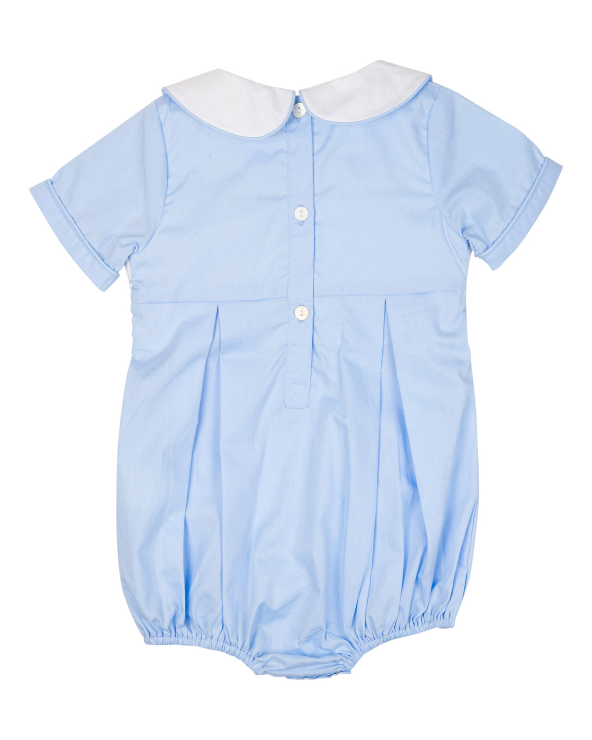 Bunnies Smocked Blue Bubble