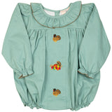 Turkey Embroidered Sage Green Bubble