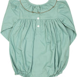 Turkey Embroidered Sage Green Bubble
